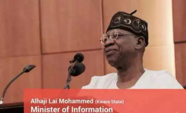 I’ve not told Nigerians a single lie on anything – Lai Mohammed